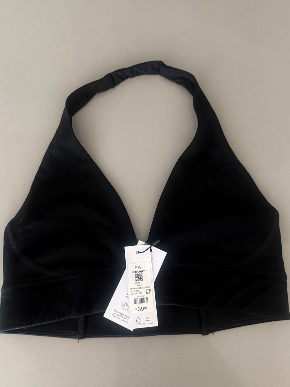 Garage Halter Sports Bra